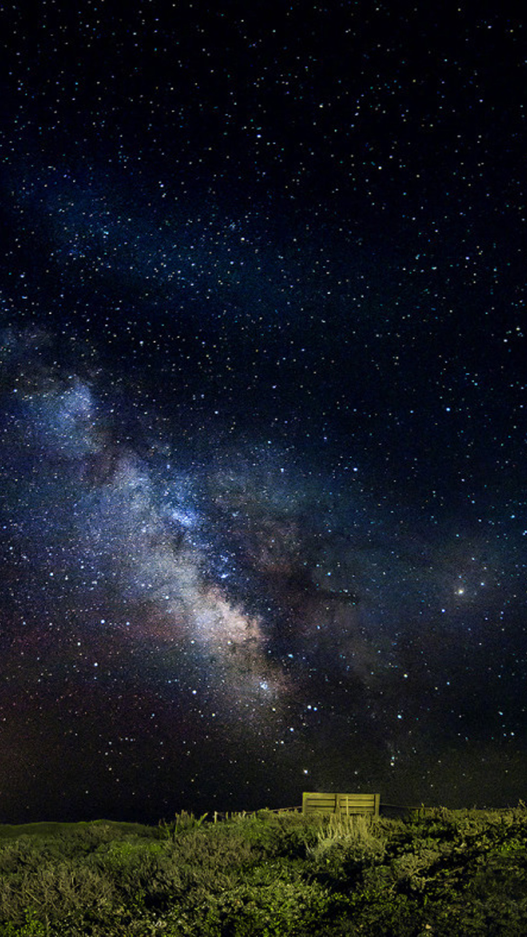 唯美星空夜景手机壁纸图片