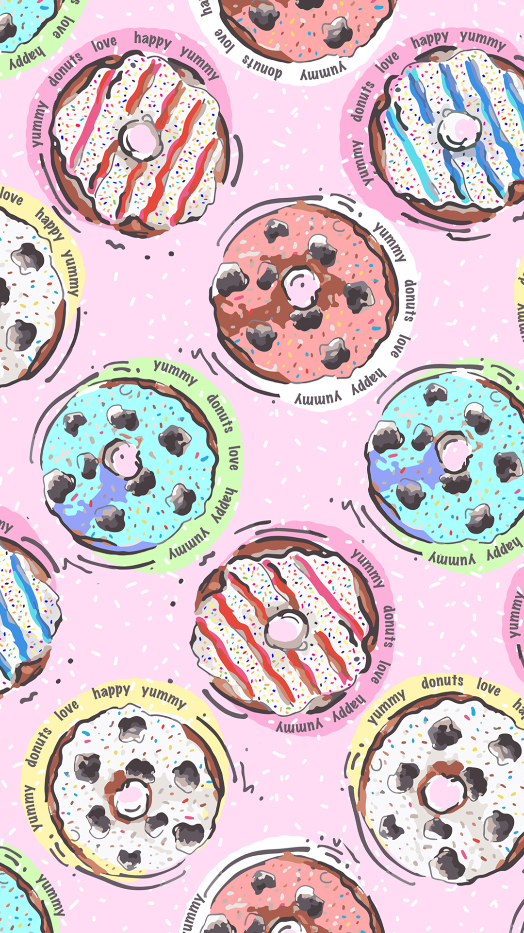 创意卡通甜品美食手机壁纸图片