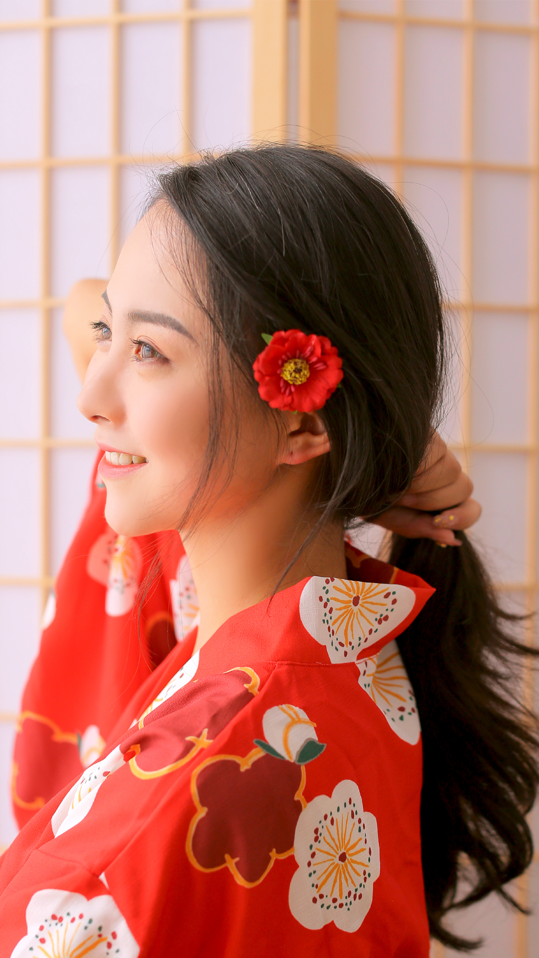 日本清纯和服美女高清手机壁纸