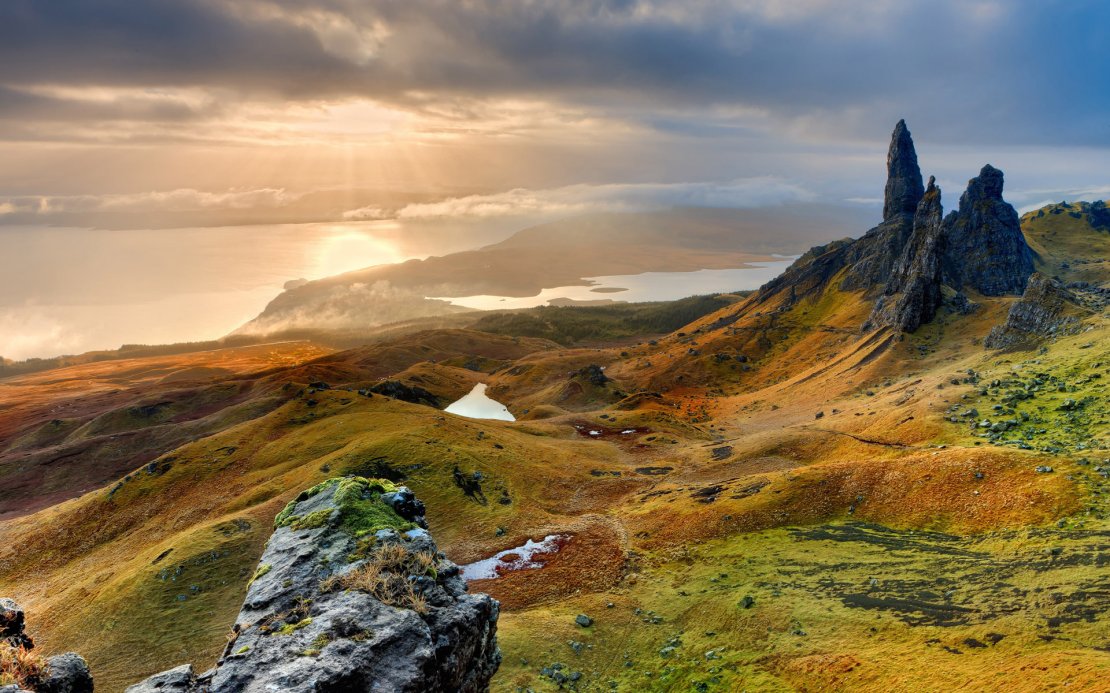 苏格兰斯凯岛风景桌面壁纸