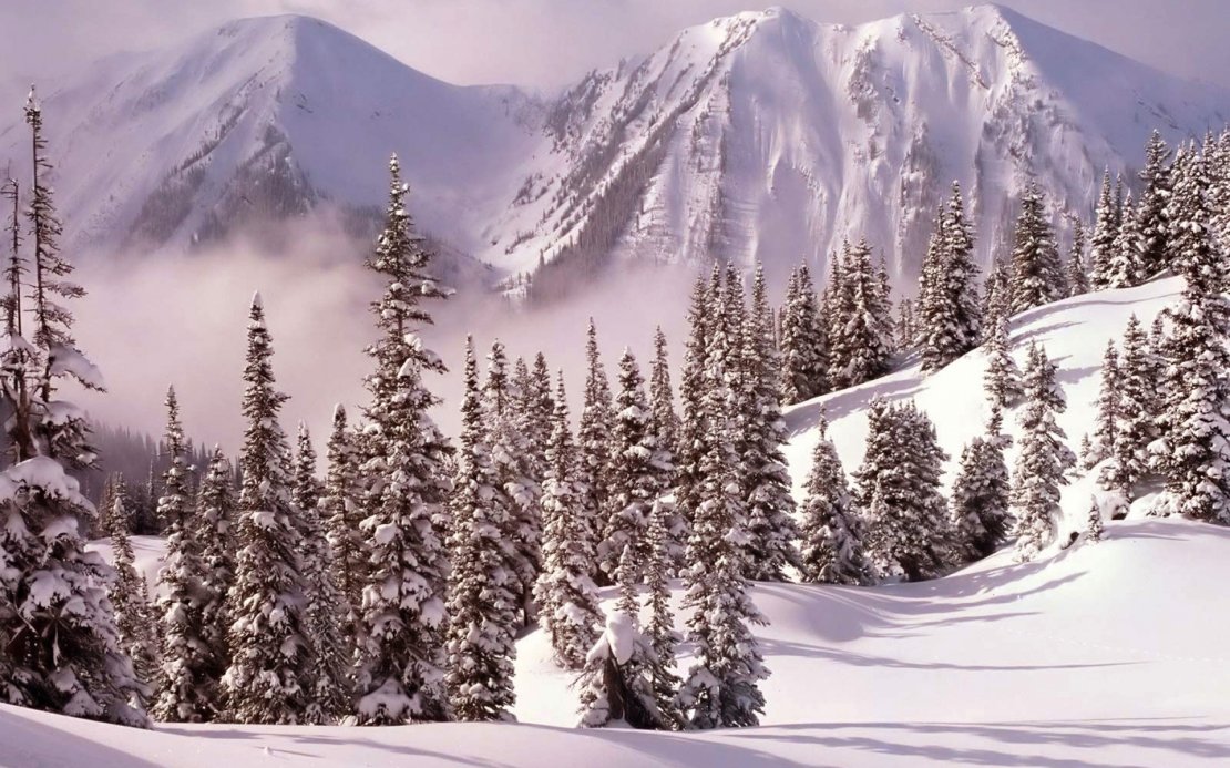 冬季唯美雪景高清图片桌面壁纸