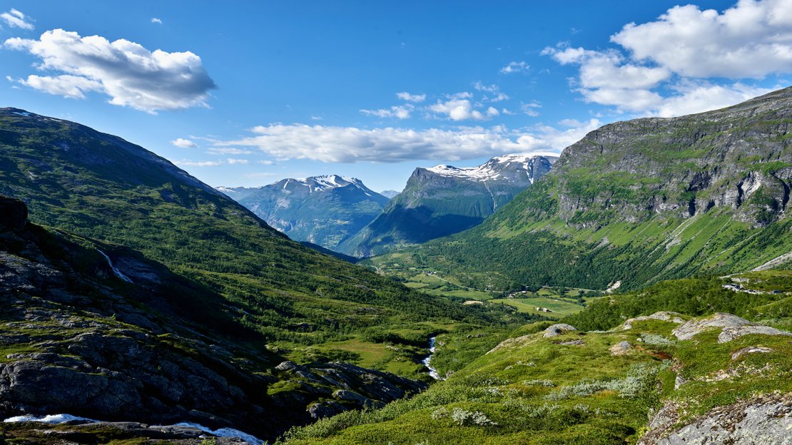 挪威壮丽自然山水风景桌面壁纸