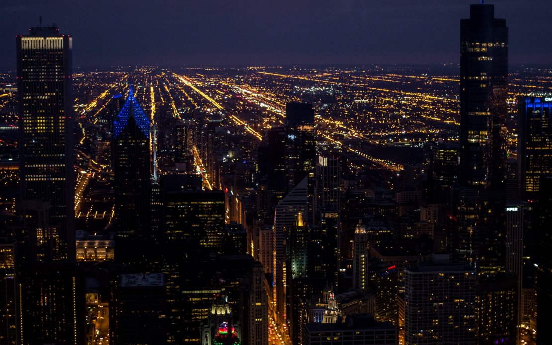 唯美城市夜景高清图片桌面壁纸