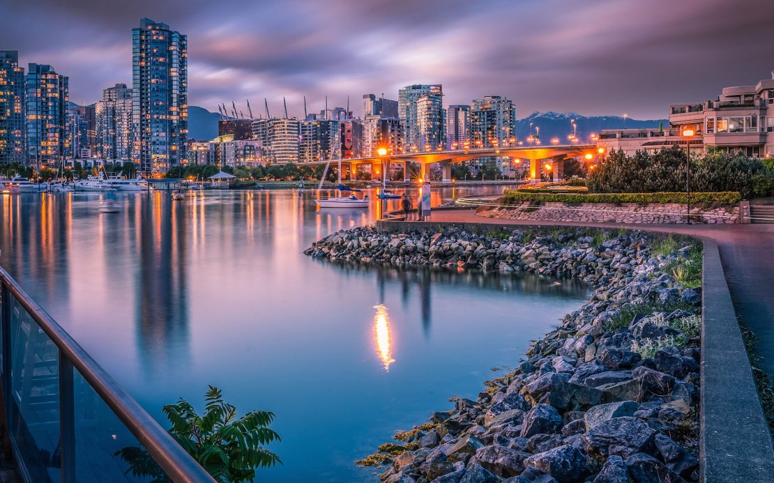 加拿大温哥华城市风景桌面壁纸