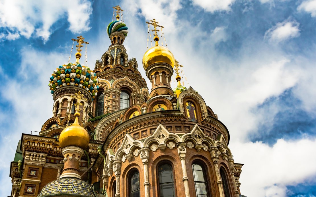 俄罗斯圣彼得堡唯美建筑风景壁纸