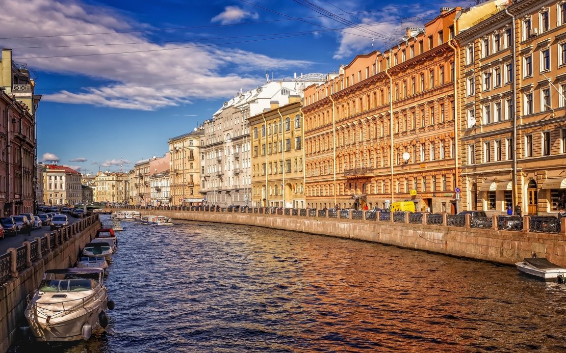 俄罗斯圣彼得堡唯美建筑风景壁纸