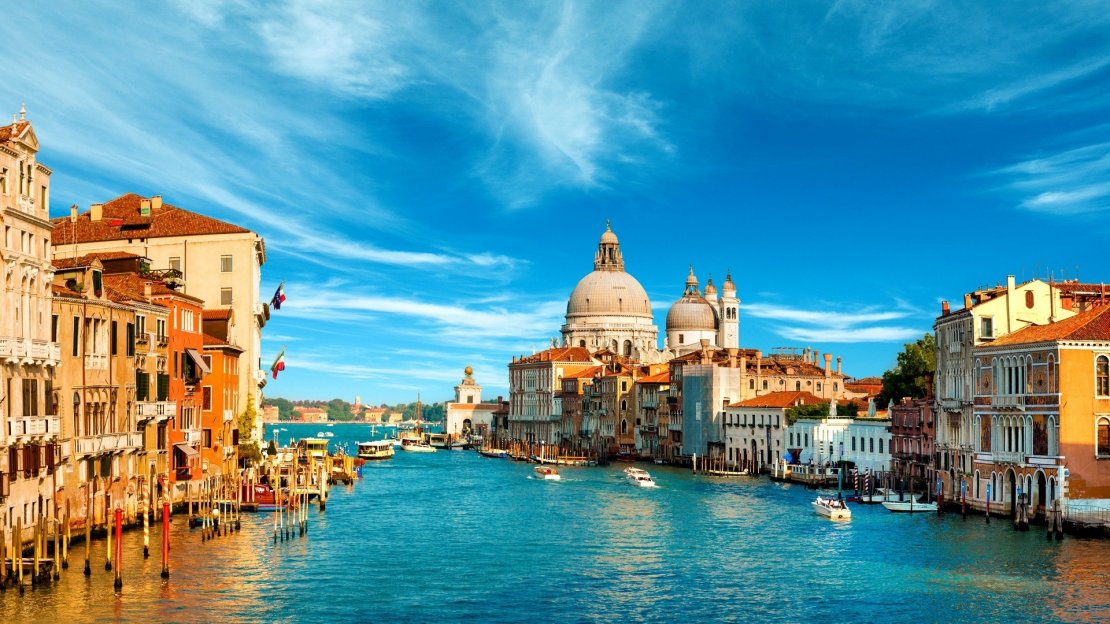 水上城市威尼斯风景桌面壁纸